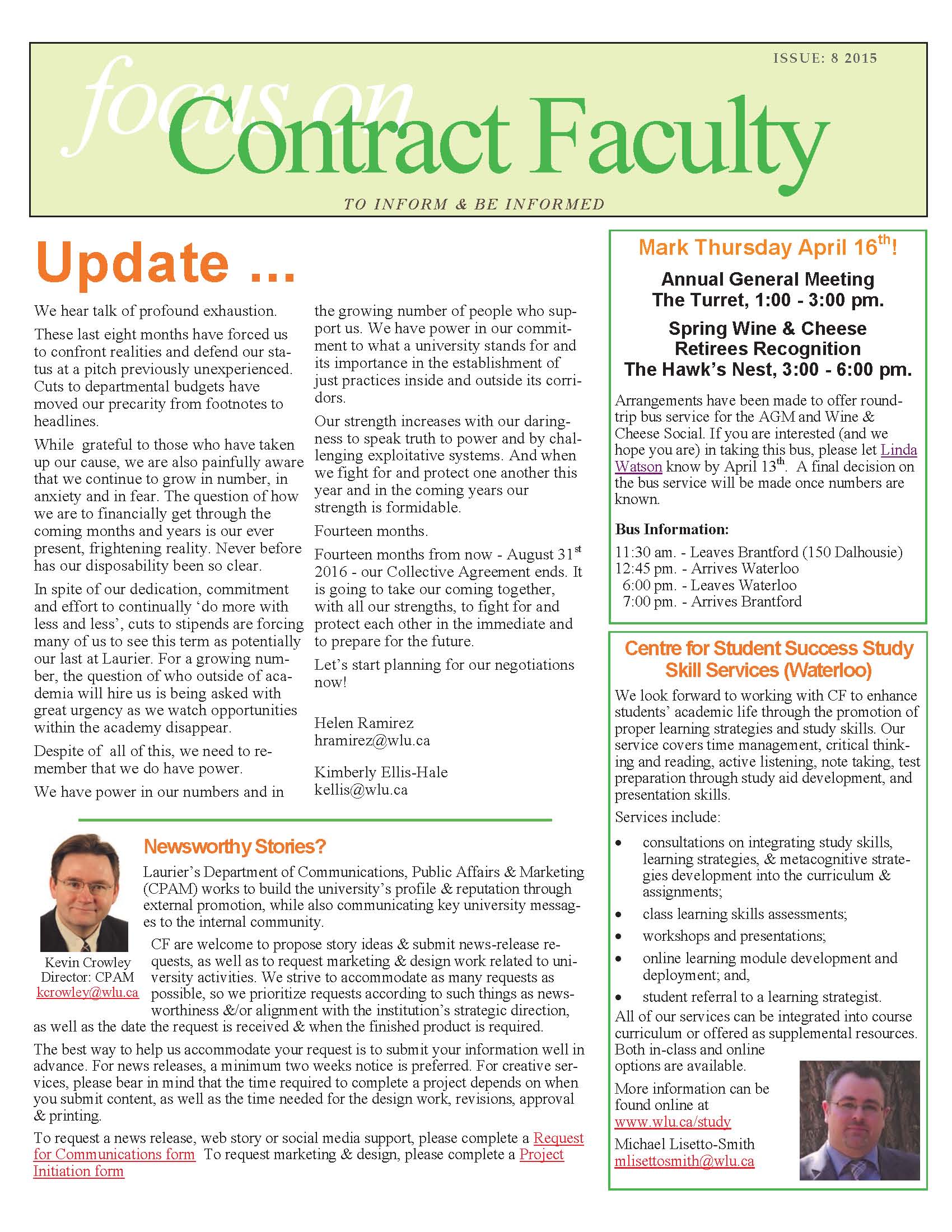 focus on contract faculty