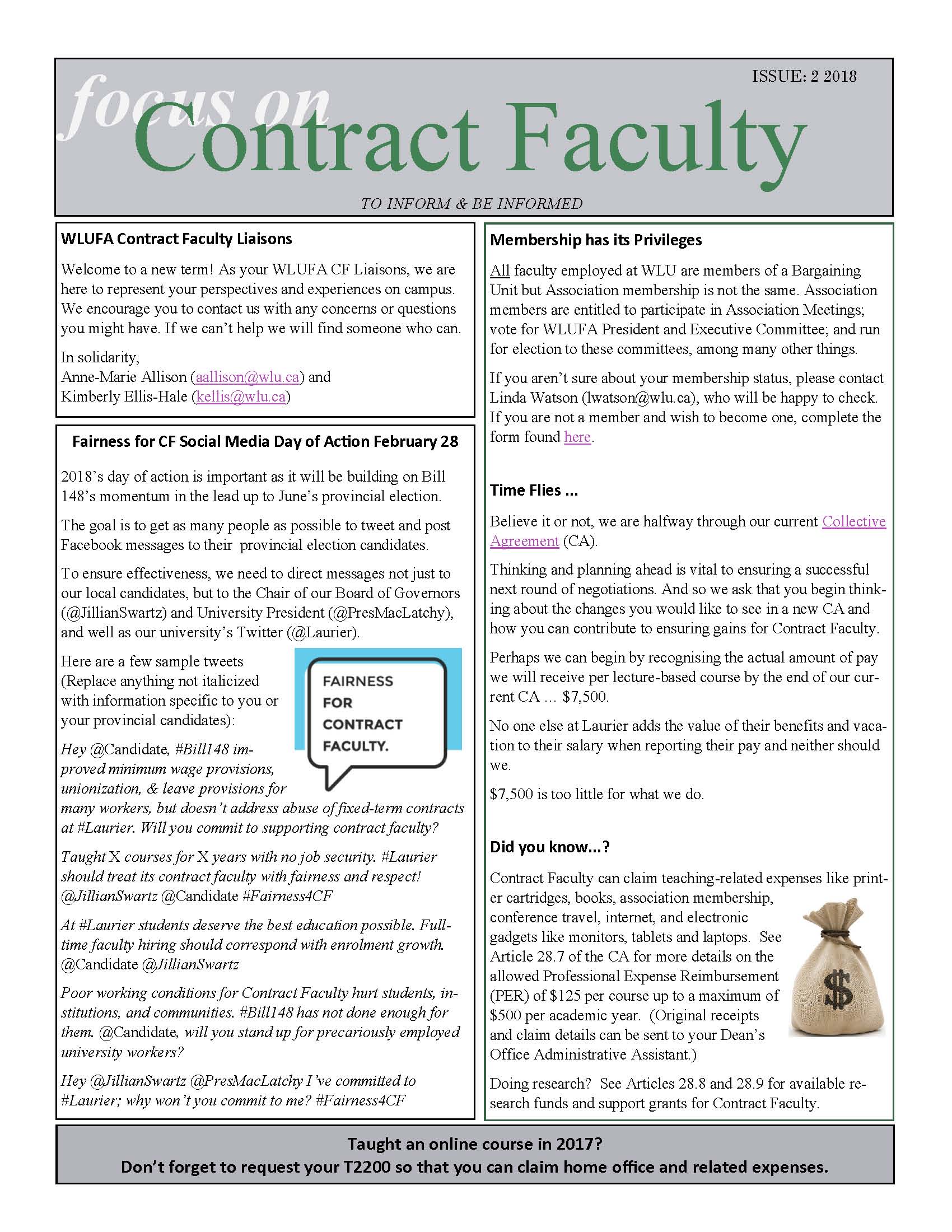 Focus on Contract Faculty