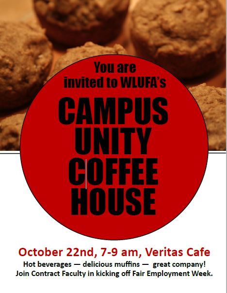 REMINDER: Campus Unity Coffee House this Monday!