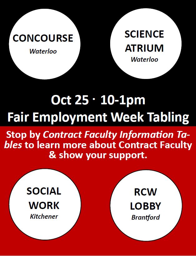 Fair Employment Week Tabling