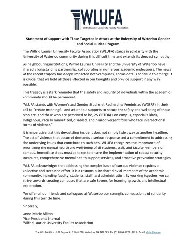 Statement of Support with Those Targeted in Attack at the University of Waterloo Gender and Social Justice Program_page-0001